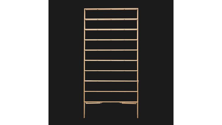 Candle Wall 5' X 10' - No Drape - Gold | Rental - alternate view