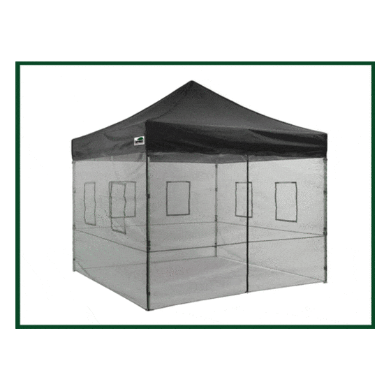 10′ X 10′ | Commercial Pop Up | Food Service – Black | Rental