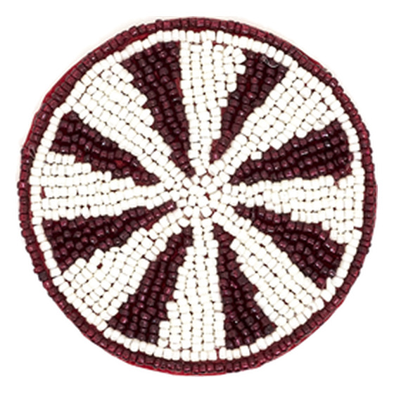 Co250 Beaded Peppermint Coaster | Rental