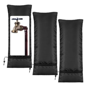 Zonon Outdoor Faucet Cover Rv Park Water Hydrant Insulated Extended Hose Bib Covers Insulated Sprinkler Freeze Protector Outdoor Winter Pipe Cover Spigot Cover for Wall Taps( | Rental