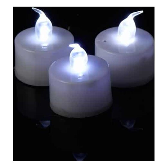 Cool White Led Tea Light Candle 6 Boxes of 12 – 72 Candles! | Rental