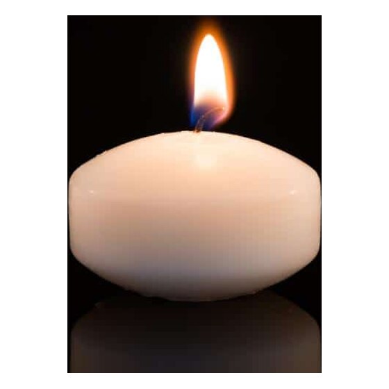 Brite Wick Unscented Floating Candles 2″ – Box of 72 – Ivory | Rental