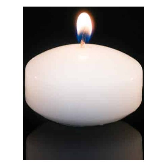 Brite Wick Unscented Floating Candles 2″ – Box of 72 – White | Rental
