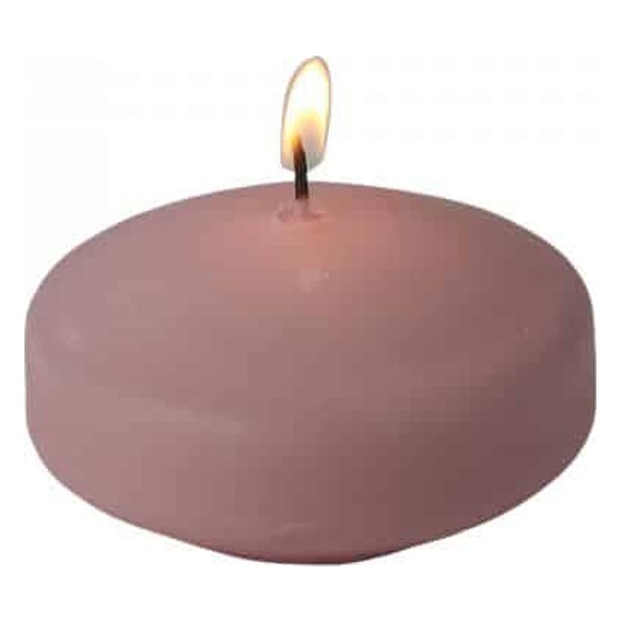 Brite Wick Unscented Floating Candles 3″ – Box of 72 – Blush | Rental