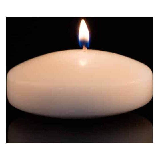 Brite Wick Unscented Floating Candles 3″ – Box of 72 – Ivory | Rental