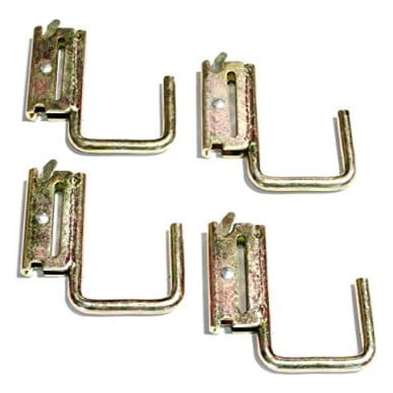 (pack of 4) E-track Square Jhook Tie Down Fitting System Trailer Flatbed Wire Rack | Rental