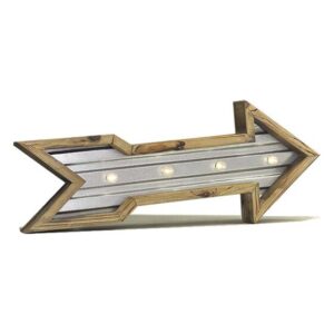 Wood Galvanized Light-up Arrow | Rental