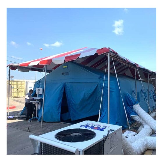 20×50 Tent Over Med Tent | Rental