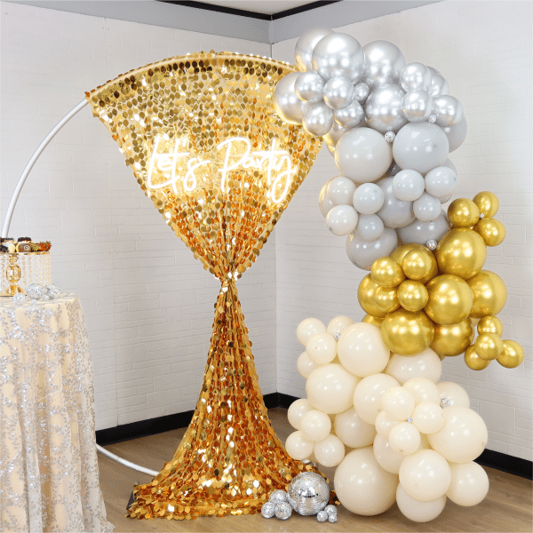 Lets Party Neon Sign 73 Cm X 29 Cm | Rental - alternate view