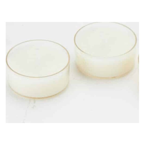 Clear Cup Tealight Candles – 600 Pieces – 1½” – White | Rental