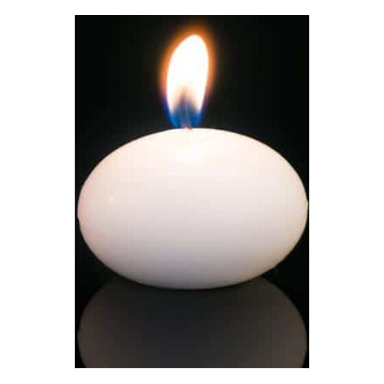 Brite Wick Unscented Floating Candles 1½” – Box of 144 – White | Rental