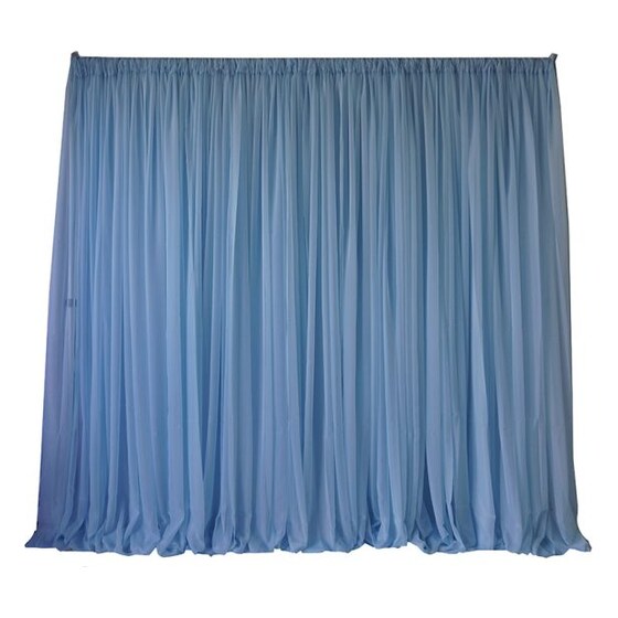 Sheer Draping- Baby Blue | Rental