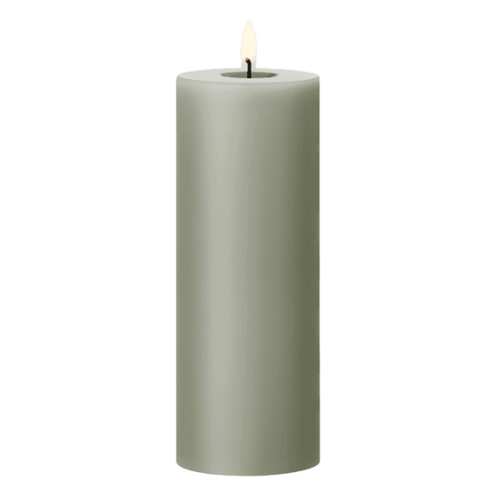 Artichoke Battery Operated Pillar Candle 8″ | Rental