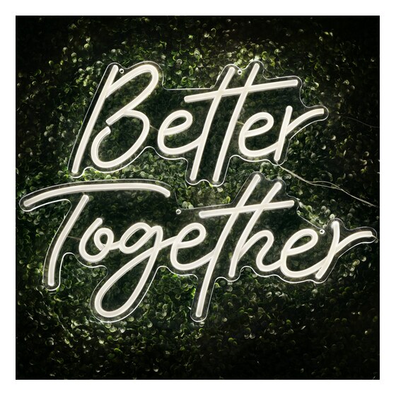 Better Together Neon Sign | Rental