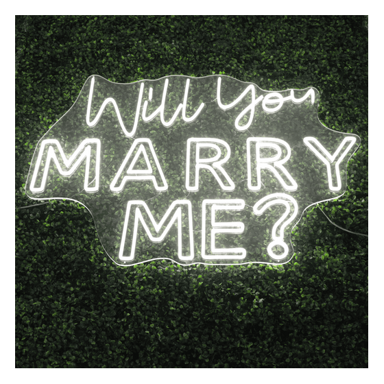 Will You Marry Me Neon Sign | Rental