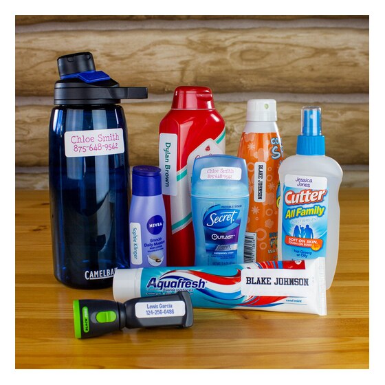 Basic Stick-on Waterproof Name Labels | Rental