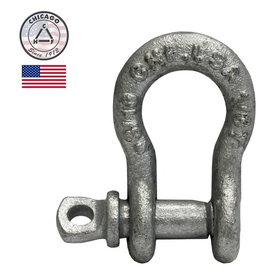 Usa Made Hdg Load Rated Screw Pin Anchor Shackle – 3/16 In | Rental