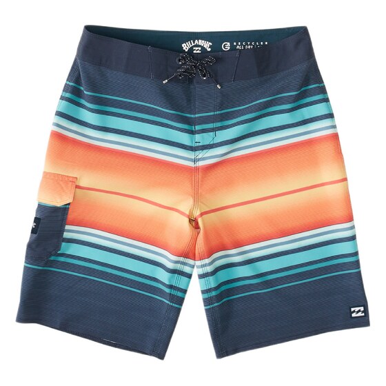 Billabong Boys’ All Day Stripe Pro Performance 16″ Boardshorts | Rental