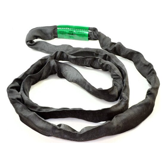 Black Polyester Stage Round Sling – 9 Ft | Rental