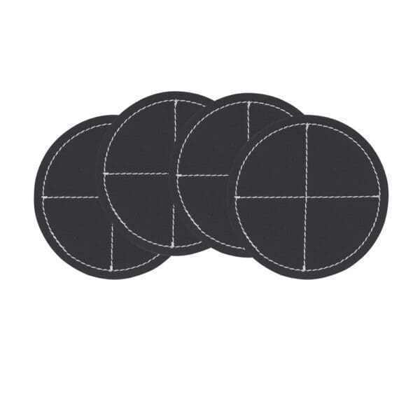Co1502 Faux Leather Coaster | Rental - alternate view